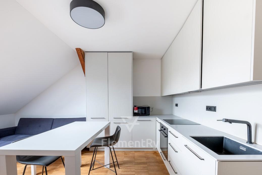 Attic apartment 2+kk at Hradební street